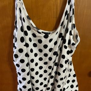Torrid polka dot tank top